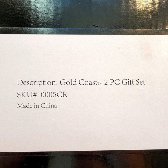 Gold Coast Always In Style 2 PC Gift Set Salad Spoon Fork Serving Set 0005CR New - Picture 5 of 9